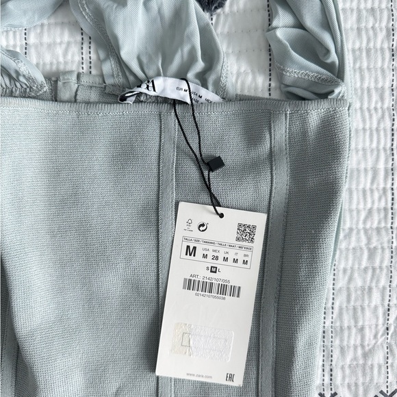 NWT Zara Elegant Blue Women's Top - Picture 4 of 6